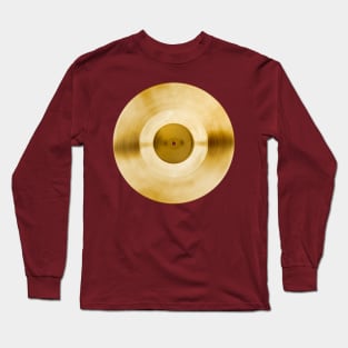 Gold Vinyl Long Sleeve T-Shirt